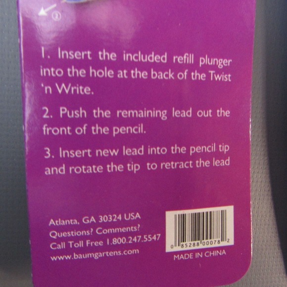 PenAgain Twist 'n Write Pencil Lead Refills (00078) NEW Lot of 22 Packs - Picture 6 of 6